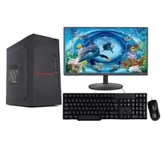Intel Core i5 (8 GB / 500 GB / Windows 11) Assembled Desktop Computer (24-inch Display)